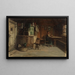 Les plaisirs des saisons, hiver - Johann Baptist Kirner — framed artwork on a wall