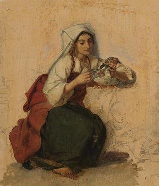 Johann Baptist Kirner - Junge Italienerin mit einer Schildkrte in der linken Hand.webp