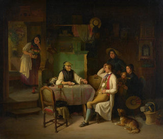 La diseuse de bonne aventure - Johann Baptist Kirner — artwork view