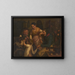 The Feast of Saint Nicholas in the Black Forest - Johann Baptist Laule — framed artwork on a wall