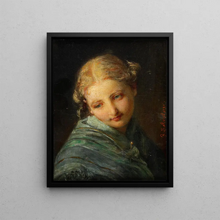 Johann Baptist Reiter - Bildnis einer blonden jungen Frau.webp