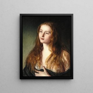 Johann Baptist Reiter - Portrait of a Girl.webp