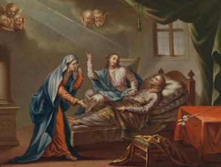 Death of Joseph - Johann Baptist Schmon — artwork view