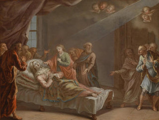 the Death of the Virgin - Johann Baptist Schmon — artwork view
