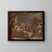 the Death of the Virgin - Johann Baptist Schmon — framed artwork on a wall