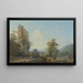 Château Reichenstein near Arlesheim - Johann Baptist Stuntz — framed artwork on a wall