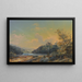 Romantic solitude view painting near Arlesheim in the bishopric of Basel - Johann Baptist Stuntz — framed artwork on a wall