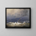 Marine Painting - Johann Baptist Weiss — framed artwork on a wall