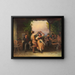 Couple dansant - Johann Baptist Wengler — framed artwork on a wall