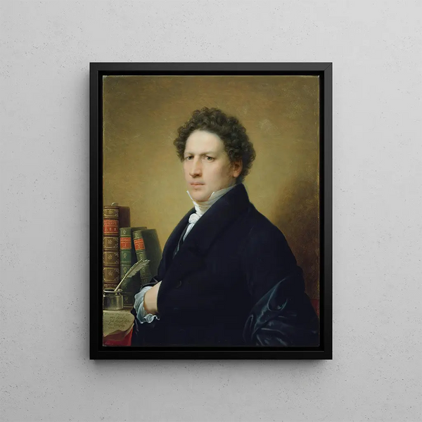 Dr. von Bach - Johann Baptist von Lampi l'Ancien — framed artwork on a wall