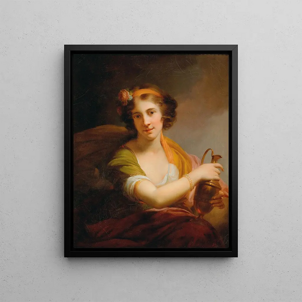 Avoir - Johann Baptist von Lampi l'Ancien — framed artwork on a wall
