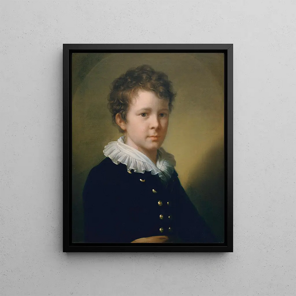 Johann Baptist Lampi, grandson of the artist - Johann Baptist von Lampi the Elder — framed artwork on a wall
