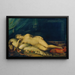 Venus Dormant on a Rest Bed - Johann Baptist von Lampi the Younger — framed artwork on a wall