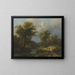 A Summer Breeze - Johann Bernhard Klombeck — framed artwork on a wall