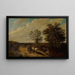 After the Hunt - Johann Bernhard Klombeck — framed artwork on a wall
