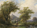 Promeneur au bord d'un ruisseau - Johann Bernhard Klombeck — artwork view