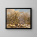 Winter Time Painting - Johann Bernhard Klombeck — framed artwork on a wall