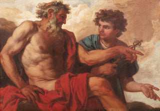 Mercury and Jupiter - Johann Carl Loth — artwork view