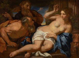 Suzanne et les vieillards - Johann Carl Loth — artwork view
