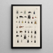 Archives of the history of insects Pl25 - Johann Caspar Füssli — framed artwork on a wall