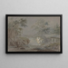 Cliffs along a wooded bank - Johann Caspar Huber — framed artwork on a wall