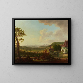 View of Sinneringen - Johann Caspar Ulinger — framed artwork on a wall