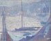 Morning at the port of Honfleur - Johann Charles Palmi — artwork view