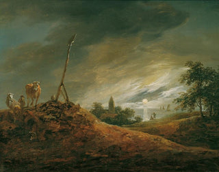 Evening Landscape - Johann Christian Brand — artwork view