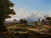 Roman Camp Scene Painting Torre del Quinto - Johann Christian Reinhart — artwork view