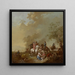 A pause in the fight - Johann Conrad Seekatz — framed artwork on a wall