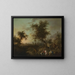 Baptême d'un courtisan de la reine d'Éthiopie - Johann Conrad Seekatz — framed artwork on a wall