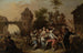 Danse en plein air dans un village - Johann Conrad Seekatz — artwork view