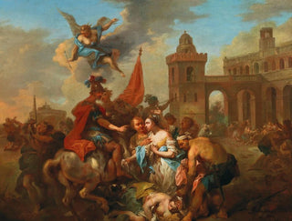 Romulus et Hersilie - Johann Conrad Seekatz — artwork view