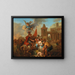 Romulus et Hersilie - Johann Conrad Seekatz — framed artwork on a wall