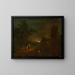 The Flight into Egypt - Johann Conrad Seekatz — framed artwork on a wall