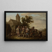 Village Musicians - Johann Conrad Seekatz — framed artwork on a wall