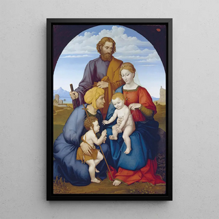 Johann David Passavant - The Holy Family with Elizabeth and Saint John the Baptist as a Boy.webp