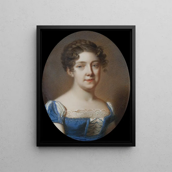 Unknown Woman - Johann Dominik Bossi — framed artwork on a wall
