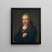 Justice Advisor Guillaume Mila - Johann Erdmann Hummel — framed artwork on a wall