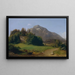 Near Salzburg - Johann Fischbach — framed artwork on a wall