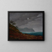 Night of Moonlight over Rgen - Johann Friedrich Boeck — framed artwork on a wall