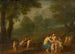 Venus and Adonis love scene - Johann Friedrich Gerhard — artwork view