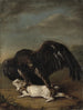 Eagle catching a hare - Johann Friedrich Grooth — artwork view