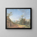 Family of peasants in a landscape - Johann Friedrich Nagel — framed artwork on a wall