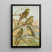 Emberiza citrinella Emberiza cirlus - Johann Friedrich Naumann — framed artwork on a wall