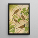 Sylvia atricapilla - Johann Friedrich Naumann — framed artwork on a wall