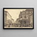 View of Mühlendamm - Johann Friedrich Stock — framed artwork on a wall