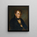Portrait of a gentleman - Johann Georg Edlinger — framed artwork on a wall