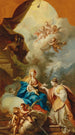The Mystic Marriage of Saint Catherine - Johann Georg Grasmair — artwork view
