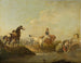 a Married Man Leading Two Horses to Water - Johann Georg Pforr — artwork view